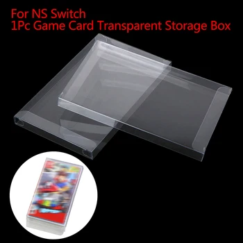 1Pc игра карта цветна кутия протектор колекция съхранение пластмасова прозрачна PET защитна кутия за NS превключвател