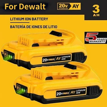 20V батерии 3.0Ah DCB203 литиево-йонна батерия за Dewalt Max Tools DCB205 DCB206 DCB200 DCB182 DCB180 DCB230 DCD DCF DCG Series