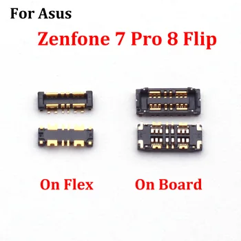 2Pcs FPC конектор батерия Flex държач клип борда щепсел за Asus Zenfone 7 Pro 8 Flip ZS670KS I002D ZS671KS ZS672KS ZS590KS I004D