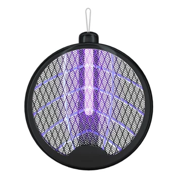 3000V Електрически комар Swatter Mosquito Swatter с лампа USB акумулаторна сгъваема Bug Zapper Summer Fly Swatter