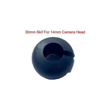  30mm ABS плъзгач за 14 мм тръба камера главата видео камера главата защитен плъзгач DIY гъвкав тръбопровод камера главата плъзгач