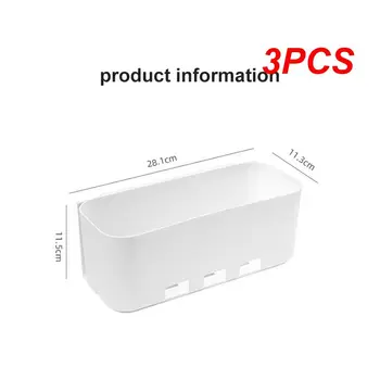 3PCS Многофункционална висяща кошница за съхранение Монтирана на стената кухненска чекмедже рафт багажник шкаф Push-pull кутия за подправки