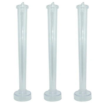 3X Форми за свещи Трайни форми за свещи за направата на свещи Класически висок конус мухъл