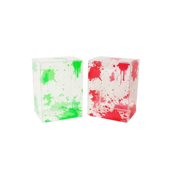 4 инча прозрачен дисплей PET пластмасов капак за Funko поп за кутия за съхранение на Blood Splatter Design Edition