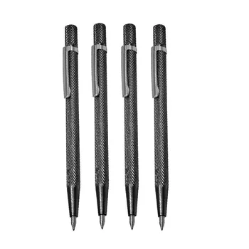 4Pcs волфрамов карбид Tip Scriber Pen маркиране гравиране писалка за керамични метални дърворезба Scribing маркер инструменти