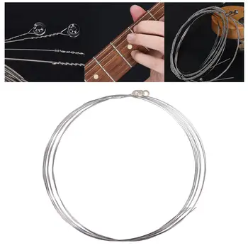 6 парчета сплав навити струни за електрическа китара заменят покрити за електрическа китара струнен инструмент accs начинаещи части