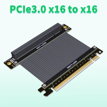 ADT Удължителен кабел за графична карта PCI-E 3.0 X16 ETH Mining RTX3090 RX6800xt Вертикално изправено шаси PCIe 16x PCI Express