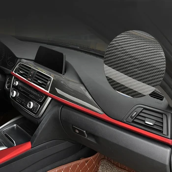 Carbon Fiber Car Center Console Климатик Табло панел декорация за BMW 3/4 Series 3GT F30 F32 F34 Интериорни аксесоари