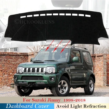 Dashboard Cover Protective Pad for Suzuki Jimny 1998~2018 Аксесоари за кола Dash Board Sunshade Anto-UV килим 2007 2010 2011 2018