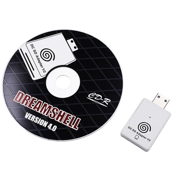 dc sd tf card adapter reader v2 voor for sega dreamcast en cd met dreamshell boot loader