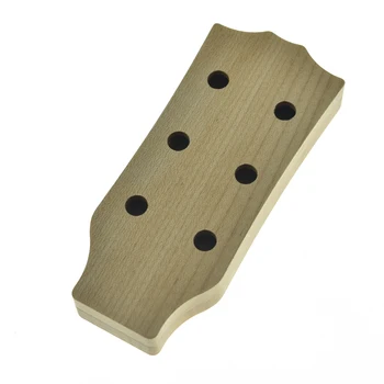Dopro кленова дървесина китара мотика случай дървена китара кирки кутия китара тяло & врата стил Plectrum съхранение притежателя малка дървена кутия