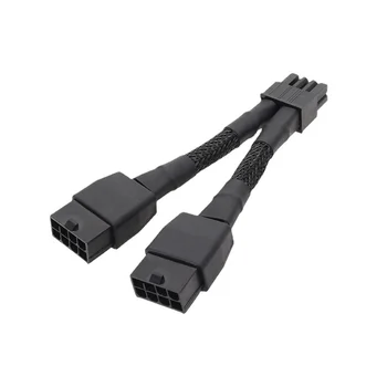Dual 8Pin към 8Pin захранващ кабел Кабел за захранваща карта за NVIDIA TESLA K80 / M40 / P100 / V1 GPU 10cm, B