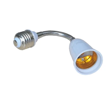  E27 към E27 лампа база удължител 18 см лампа притежателя конвертор E27-E27 огнезащитни лампа гнездо адаптер за крушка