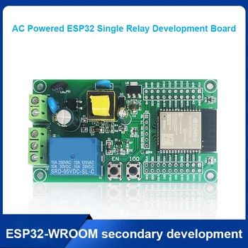ESP32 Съвет за развитие AC Power Wifi Bluetooth BLE Единичен релеен модул ESP32 Вторичен съвет за развитие