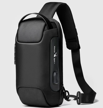 Fashion Crossbody чанта за мъже водоустойчив USB многофункционален мъжки рамо чанта против кражба мъжки кръст тялото чанта Bandolera Hombre