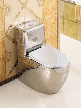 Home creative Nordic ретро тоалетна сребърен тоалетен сифон пестящ вода и дезодориращ цвят персонализирана тоалетна седалка