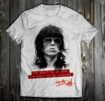 Keith Richards Young Singned T Shirt White Size S M L 2345Xl Gifl For Fan