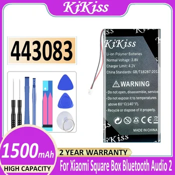KiKiss батерия 443083 XMYX03YM 1500mAh за Xiaomi квадратна кутия Bluetooth аудио 2 аудио2 цифрова батерия