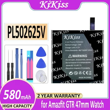 KiKiss Батерия PL502625V (paixian) 580mAh за huami Amazfit GTR 47mm Гледайте Bateria