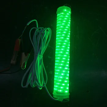 LED потопяема нощна риболовна светлина 12V подводна лампа за търсене на риба привлича скариди 12V подводна лампа за търсене на риба