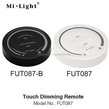 MiLight FUT087 FUT087-B 2.4G безжично затъмняване с докосване CCT дистанционно регулиране на яркостта за MiBoxer едноцветен двоен бял контролер