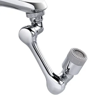 NEW 1080° Въртящ се адаптер за кран за вода Splash Universal Kitchen Faucet Bubbler Дюза за вода 22 / 24mm Удължител за кран
