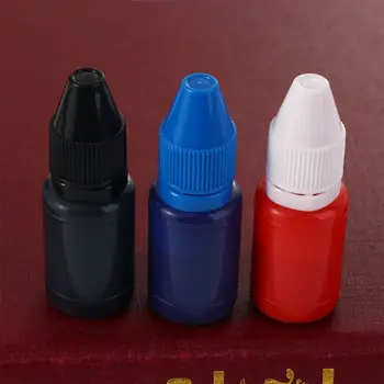 Office For Wood Paper Blue Red Photosensitive Scrapbooking 10ml Inkpad Seal Stamp Oil Flash Refill Ink