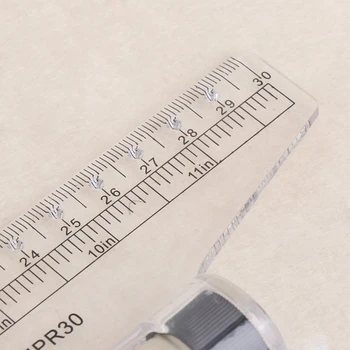 Rolling Parallel Ruler Foot Inch Metric Angle Rule Balancing Scale Multi-Purpose Ruler for Patchwork