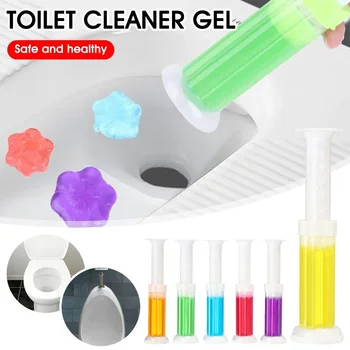 Toilet Cleaner Gel Plastic Flower Gel Needle Cleaner Fragrance Toilet Deodorant Bathroom Toilet Cleaning Tool