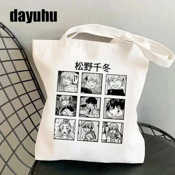 Tokyo Revengers пазарска чанта Графичен Tote Harajuku чанта за пазаруване жени платно рамо чанта женски Ulzzang смешно еко голям капацитет