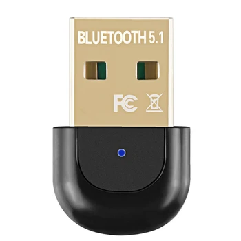USB Bluetooth 5.1 адаптер Bluetooth USB предавател високоговорители клавиатура мишка принтер приемник за PC Win 7/8/10/11