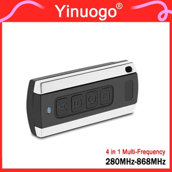 YNG600 4 в 1 Многочестотен дубликатор за дистанционно управление на гаражни врати 280MHz-868MHz Код Grabber Clone Gate Opener Hand Transmitter