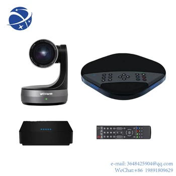 YYHC WODWIN гореща цена 1080P HD видео конферентна система с 12X PTZ камера високоговорител и микрофони