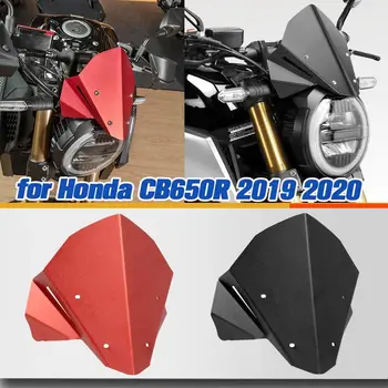Аксесоари за мотоциклети Обтекател на предното стъкло Алуминиев ветробран за Honda CB650R 2019 2020 2021 CB 650R Pare-brise