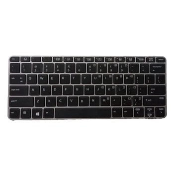 Английска клавиатура за HP EliteBook 820 820 725 725 826630-001 Замяна на оформлението на САЩ No Point Black