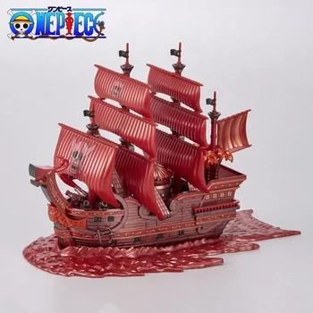 Аниме едно парче фигури филм червен модел кукли Figuriens Grand Line фигура голям кораб пъзел сглобяване деца детски играчки подаръци