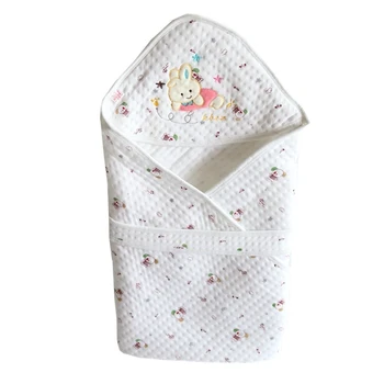 бебе одеяло бебе заек мечка стил памук плик пелена одеяло за новородено бебе с качулка спално бельо одеяла Parisarc легла одеяла