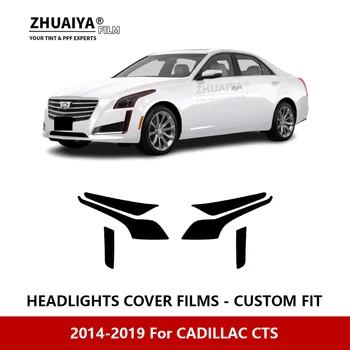 За CADILLAC CTS 2014-2019 Външен фар за кола Анти-надраскване PPF предварително изрязан Защитно фолио Ремонт филм Стикери за кола Аксесоари