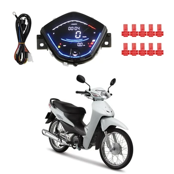 За Honda Wave110 Wave110Rs 110Rs цифров метър мотоциклет тахометър цифров скоростомер LCD километраж
