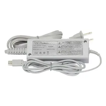 Замяна за Wii U конзола 110-240V зарядно 4 75V 1 6A сив пластмасов адаптер за стена захранване