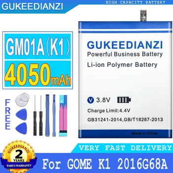 Замяна на 4050mAh батерия за мобилен телефон GM01A за GOME K1 2016G68A Smartphon батерии 