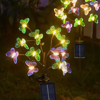 Интелигентно наблюдение на външна наземна лампа Светулка пеперуда клон светлина осветление на тревата външно осветление консервант морава