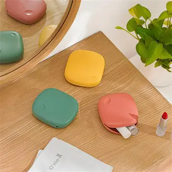 Калъф за слушалки 3 цвята защитен калъф Екологична фина изработка Полезна проста чанта за съхранение на слушалки с плътен цвят