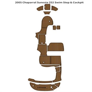 Качество 2005 Chaparral Sunesta 252 Платформа за плуване Пилотска лодка EVA пяна тиково подово настилка