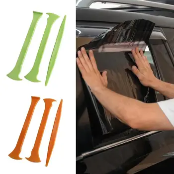  Комплект за опаковане на автомобили Инструменти за опаковане на прозорци Комплект за опаковане на автомобили 3Pcs включва шев Tucking Малък скрепер за автомобилни палта Scraper Axe Edge Tool