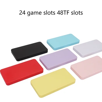 Магнитен твърд корпус силиконова подплата кутия превключвател 24 игра карта съхранение случай сладък случай за превключвател OLED аксесоари