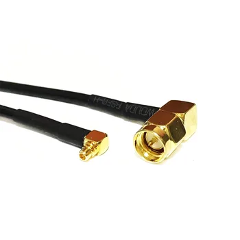 модем коаксиален кабел SMA мъжки щепсел прав ъглов превключвател MMCX мъжки прав ъглов конектор RG174 кабел 20cm 8