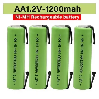 Най-новият модел на 100% AA 1.2V Ni MH акумулаторна батерия 1200mAh + dly е подходящ за електрическа самобръсначка, четка за зъби и т.н.