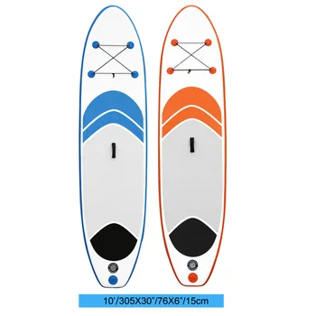 Нов SUP съвет надуваеми изправи гребло борда нехлъзгащ сърф борда водни спортове каяк сърф комплект с помпа носене чанта каишка