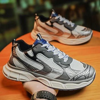 Нова мода Мъжки обувки за бягане Дишаща Tenis Para Hombre Баскетболни маратонки 2023 Мъжки спортни обувки Неплъзгащи се мъжки спортни обувки